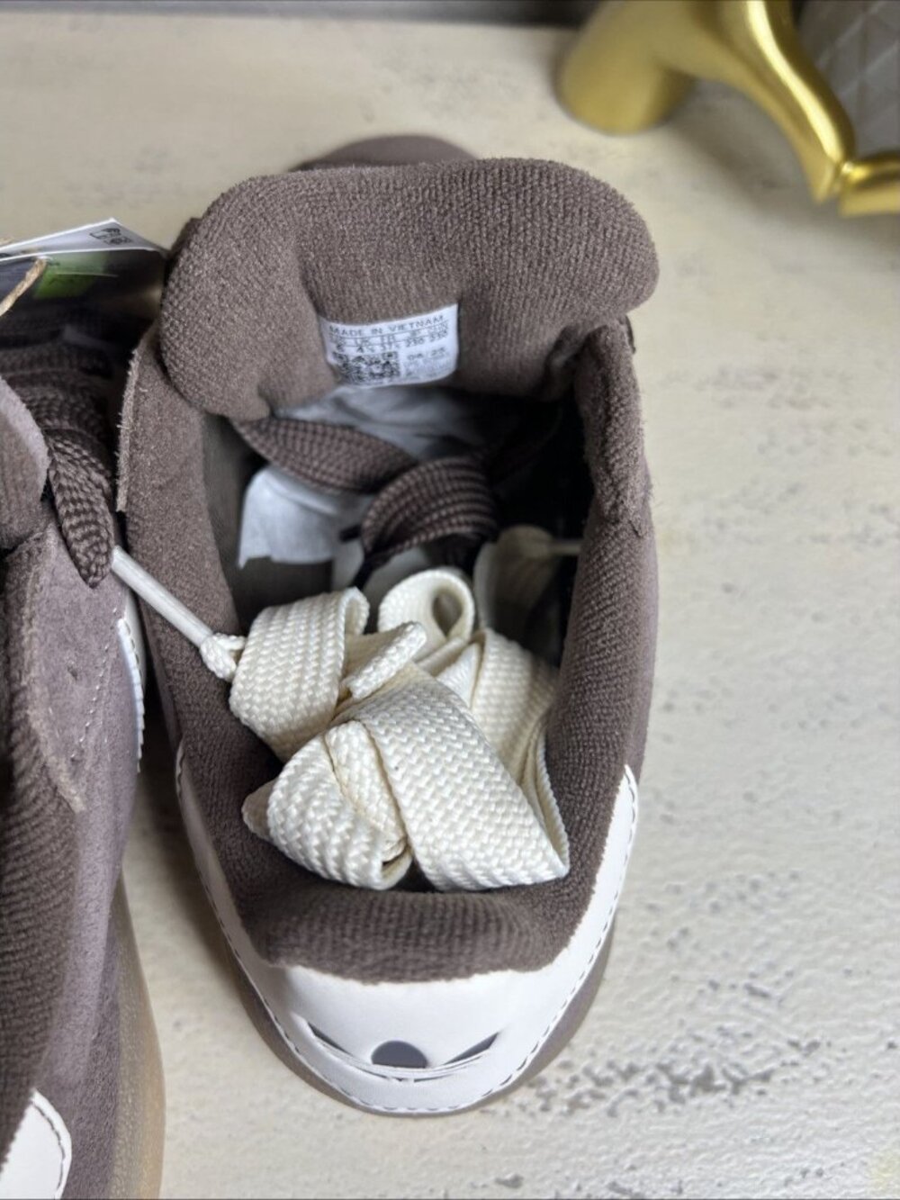 Adidas Women's Campus 00s Earth Strata/ Wonder White JQ8320 Size 6 - Picture 9 of 10